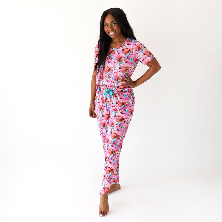 Disney's The Little Mermaid Ariel Women's Short Sleeve Scoop Loungewear