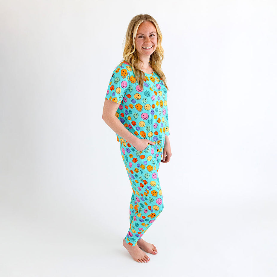 Tyler Women's Short Sleeve Scoop Loungewear