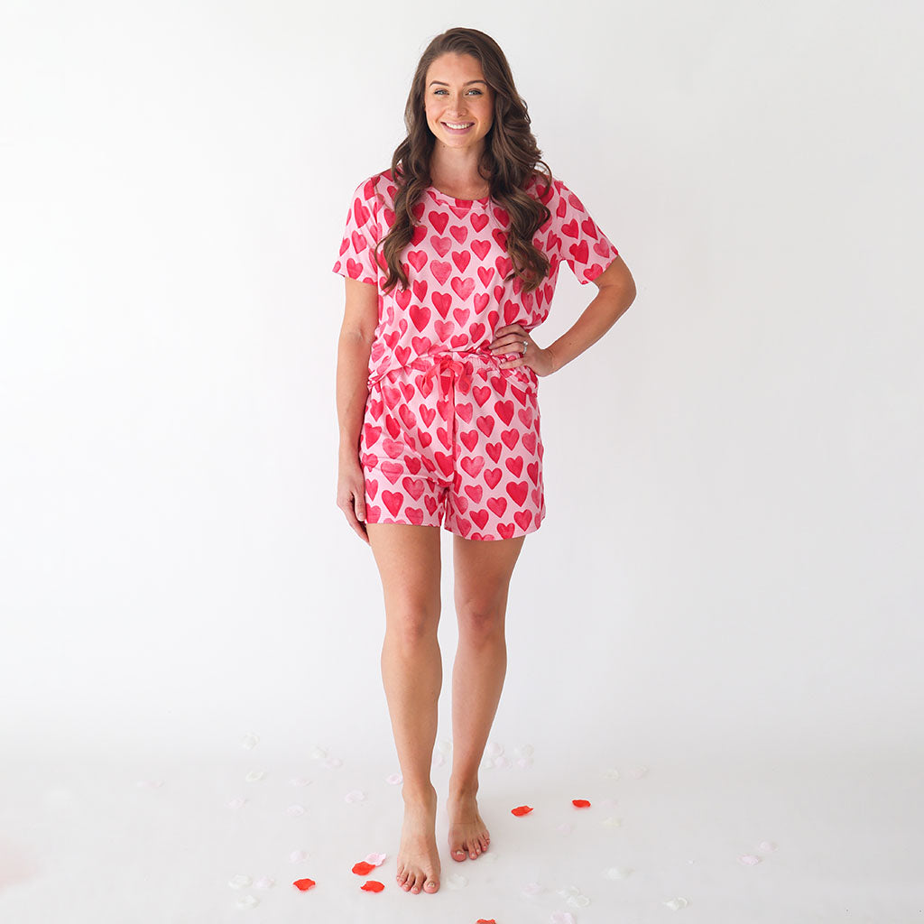 Queen of Posh Women's Tee Short Set