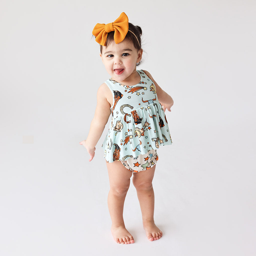 Casey Peplum Bummie Set