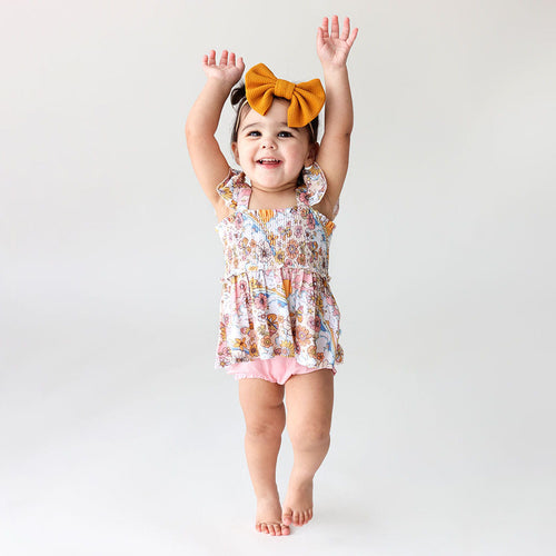 Dolly Smocked Babydoll Bummie Set