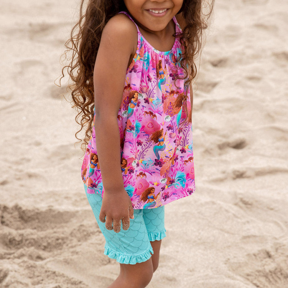 Disney's The Little Mermaid Ariel Tank Ruffled Short Set