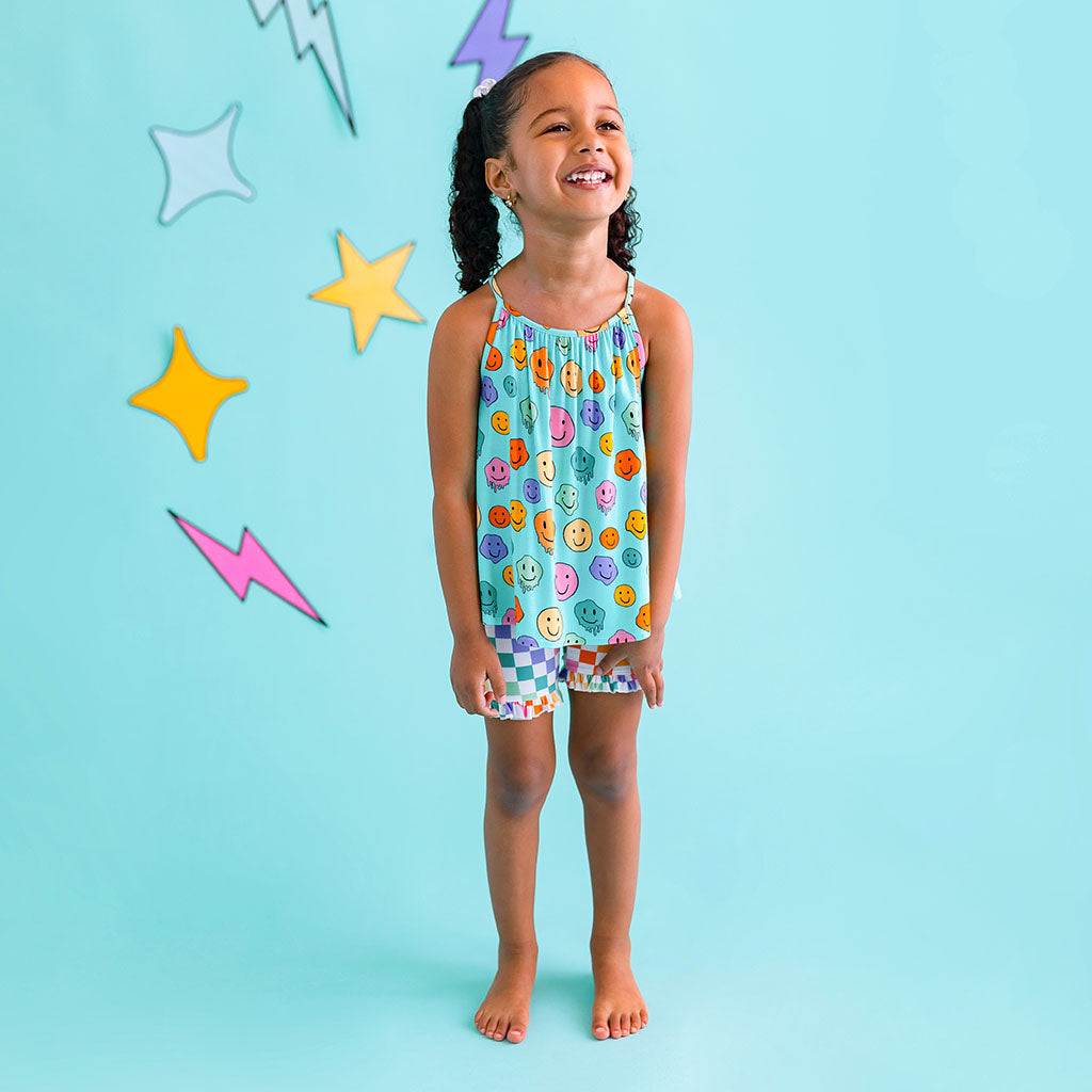 Tyler Tank Ruffled Short Set
