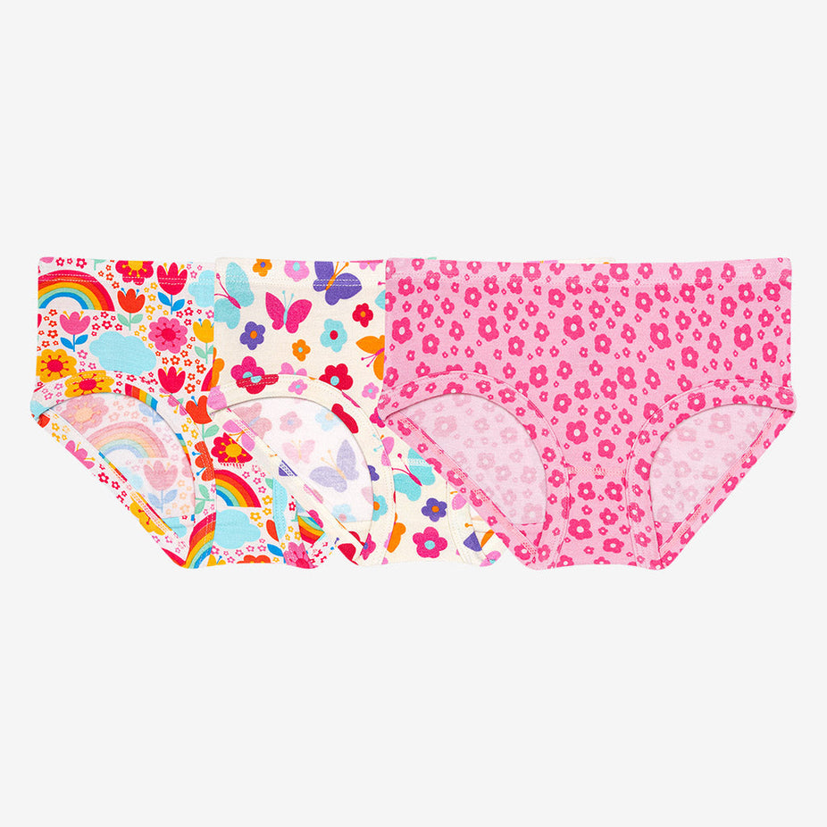 Rainbow Melody Girls' Brief Set