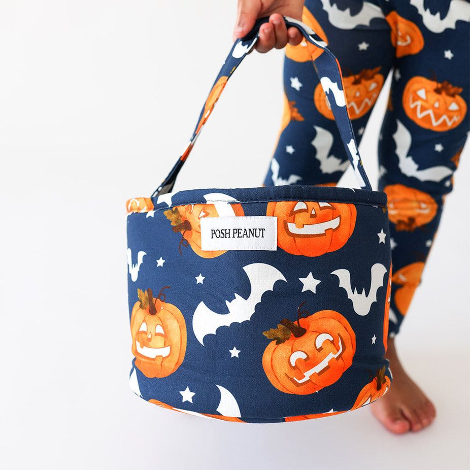 Spooky Pumpkins Halloween Basket