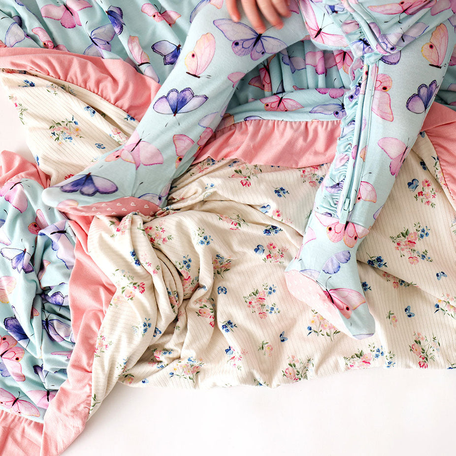 Bebe & Julia Belle Ruffled Luxe Patoo® Blanket