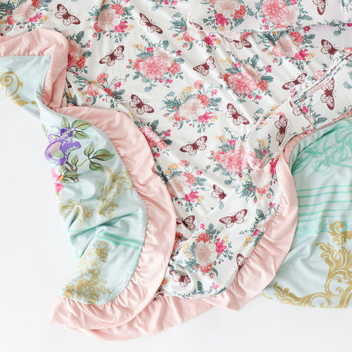 Constance & Versaille Ruffled Luxe Patoo® Blanket