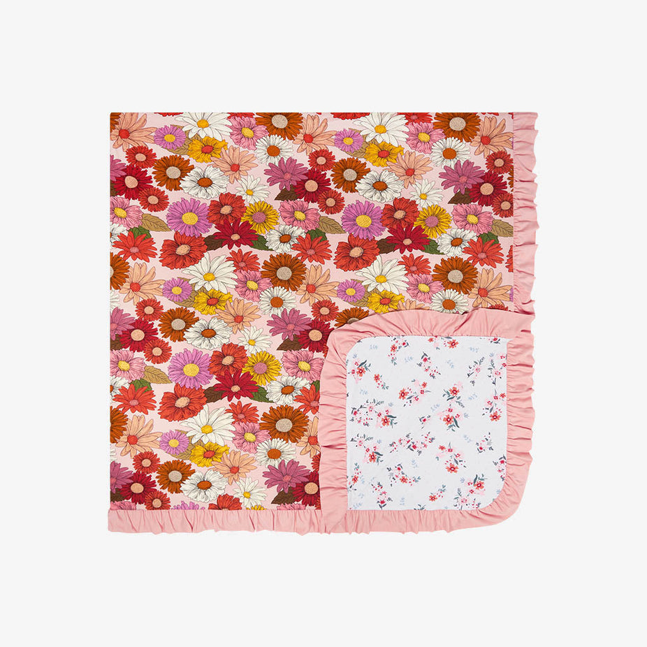 Della & Odile Ruffled Luxe Patoo® Blanket