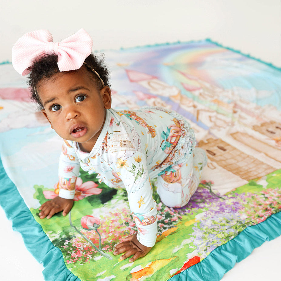 Margaret & Posh Queendom Ruffled Luxe Patoo® Blanket