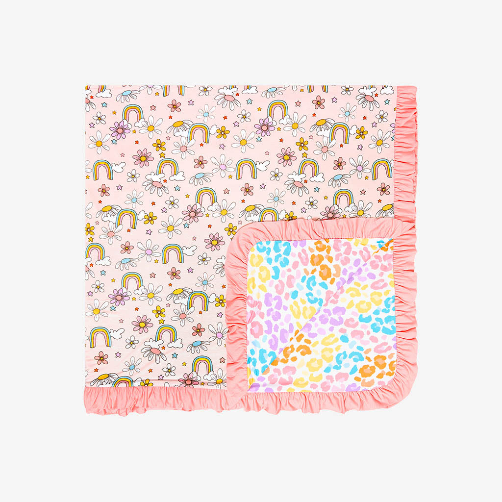 Talulah & Mina Ruffled Luxe Patoo® Blanket