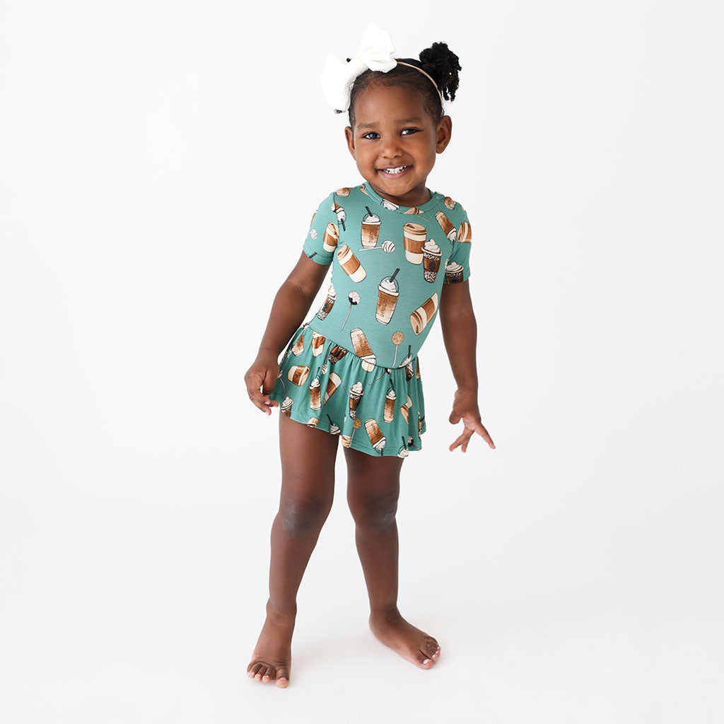 Morning Brew Twirl Skirt Bodysuit Dress