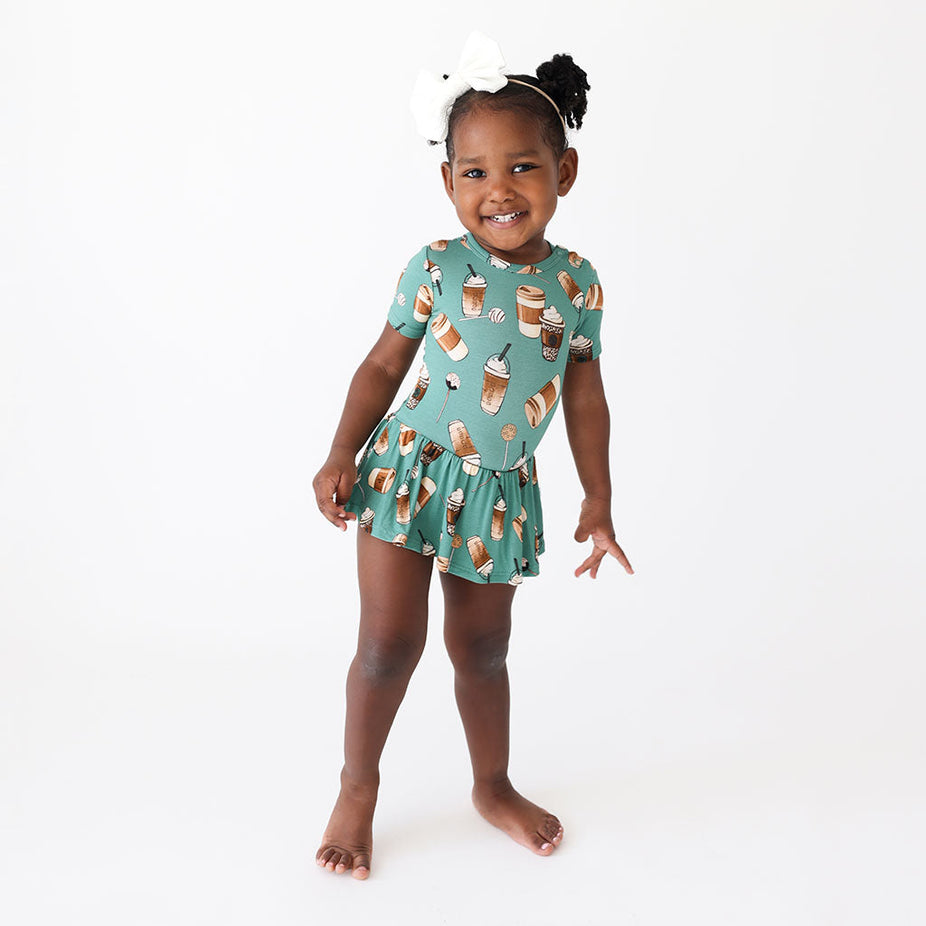 Morning Brew Twirl Skirt Bodysuit Dress