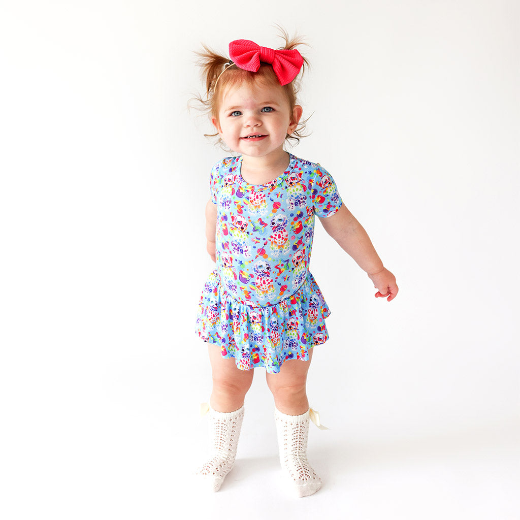 Lisa Frank® Spotty & Dotty™ Twirl Skirt Bodysuit Dress
