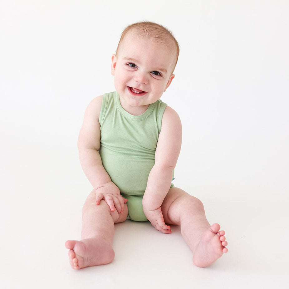Cactus Green Racerback Bodysuit
