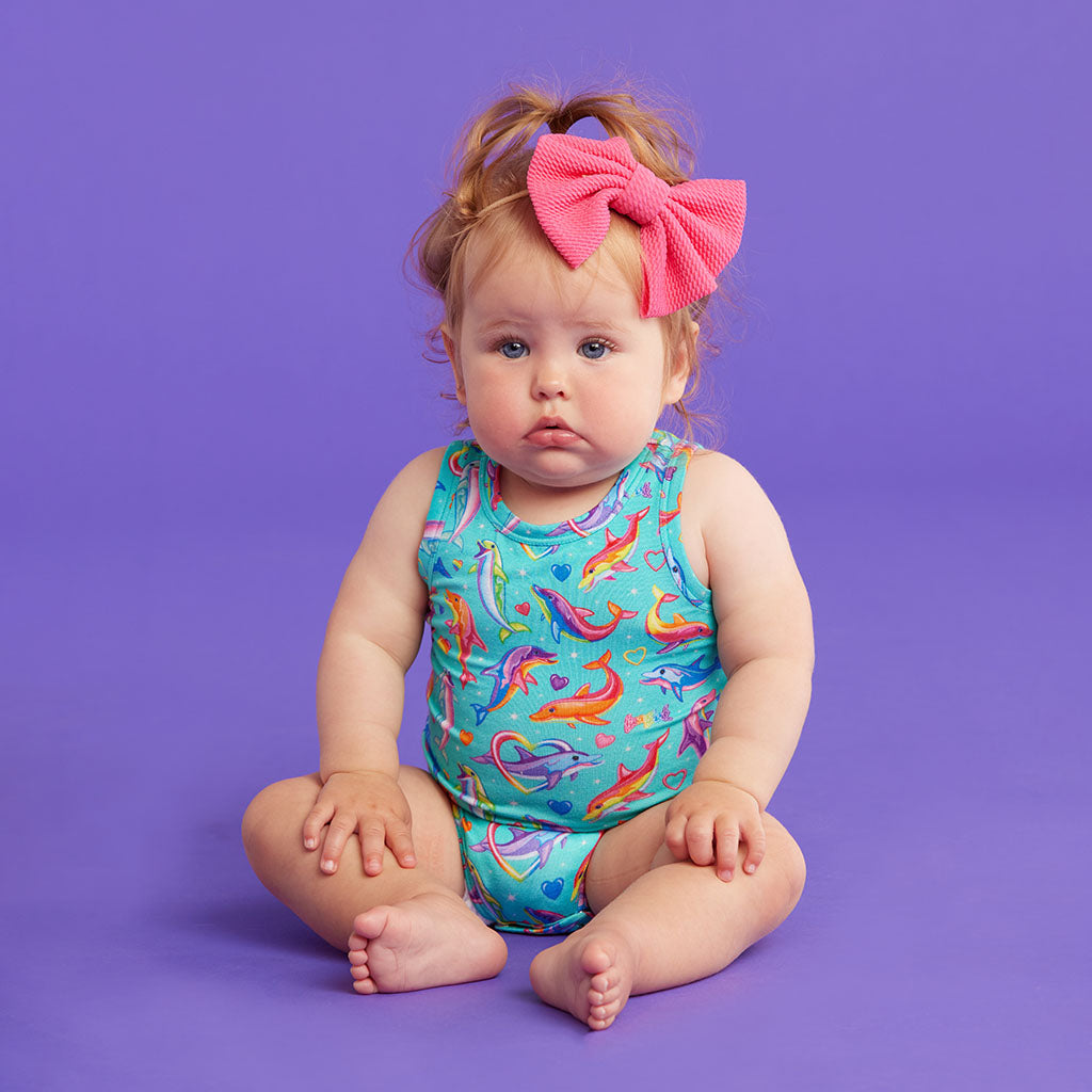 Lisa Frank® Dancing Dolphins™ Racerback Bodysuit