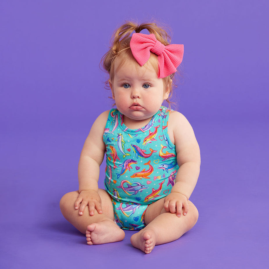Lisa Frank® Dancing Dolphins™ Racerback Bodysuit