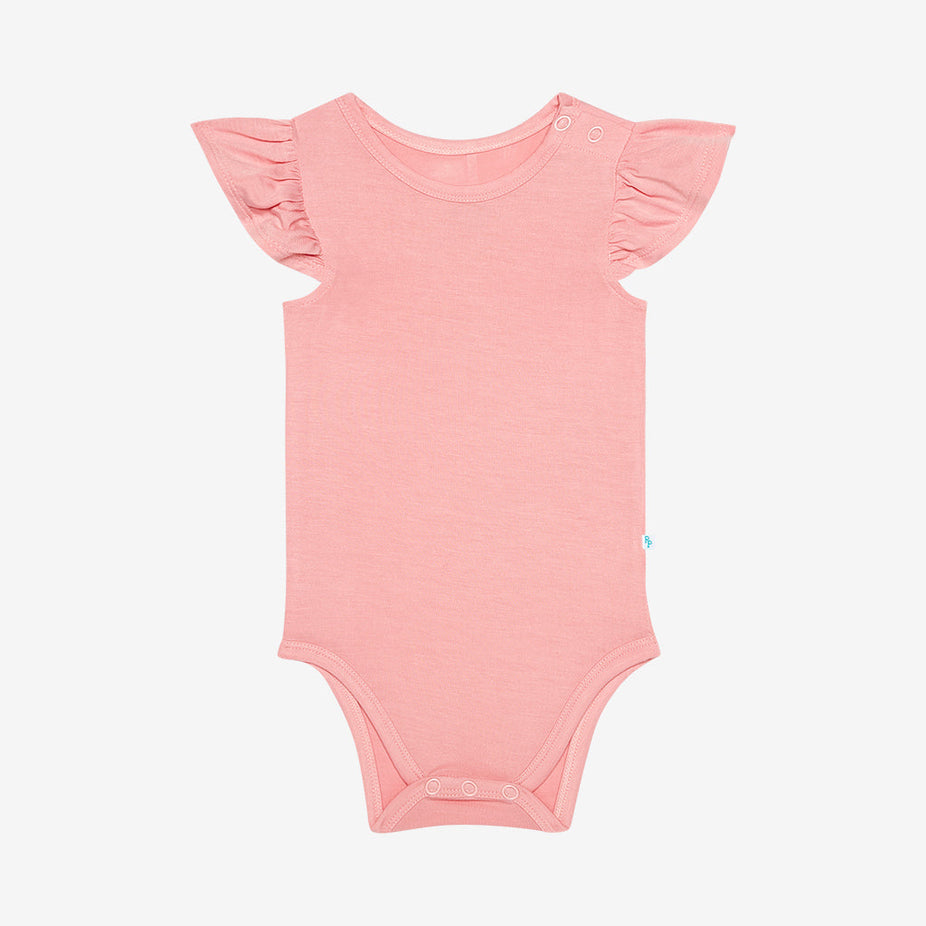 Garden Blush Ruffled Bodysuit