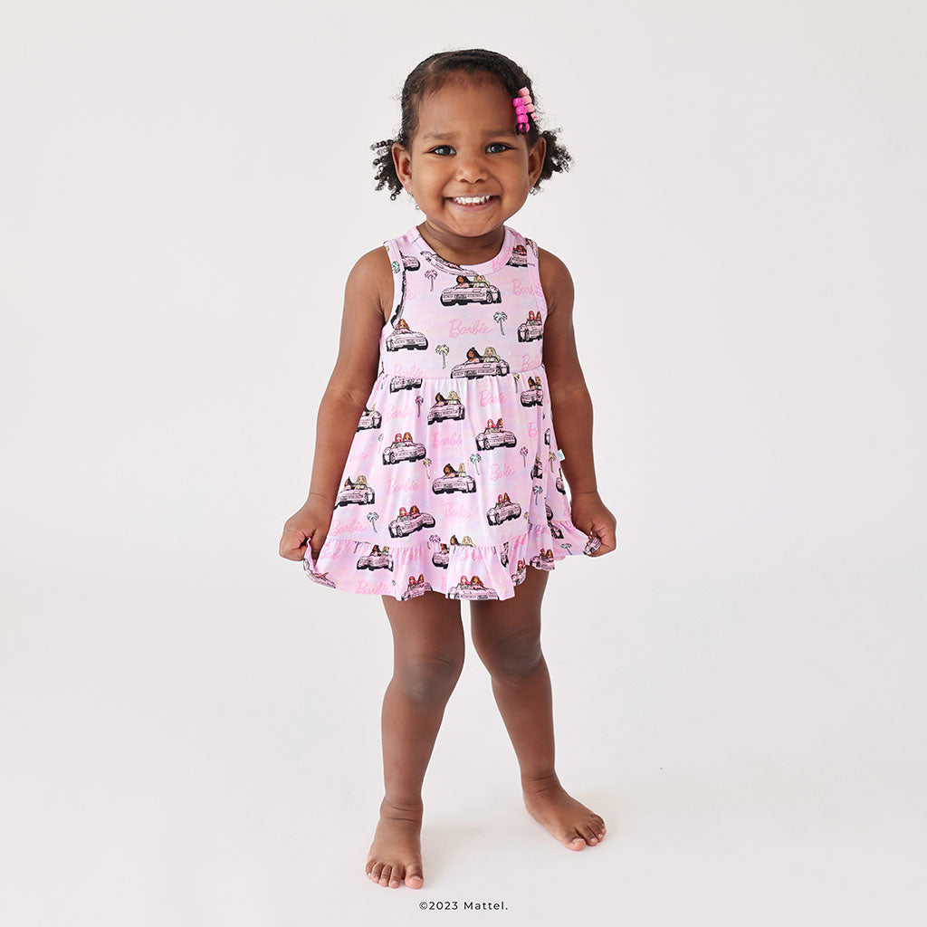 Cruisin' Barbie™ Racerback Ruffled Bodysuit Dress