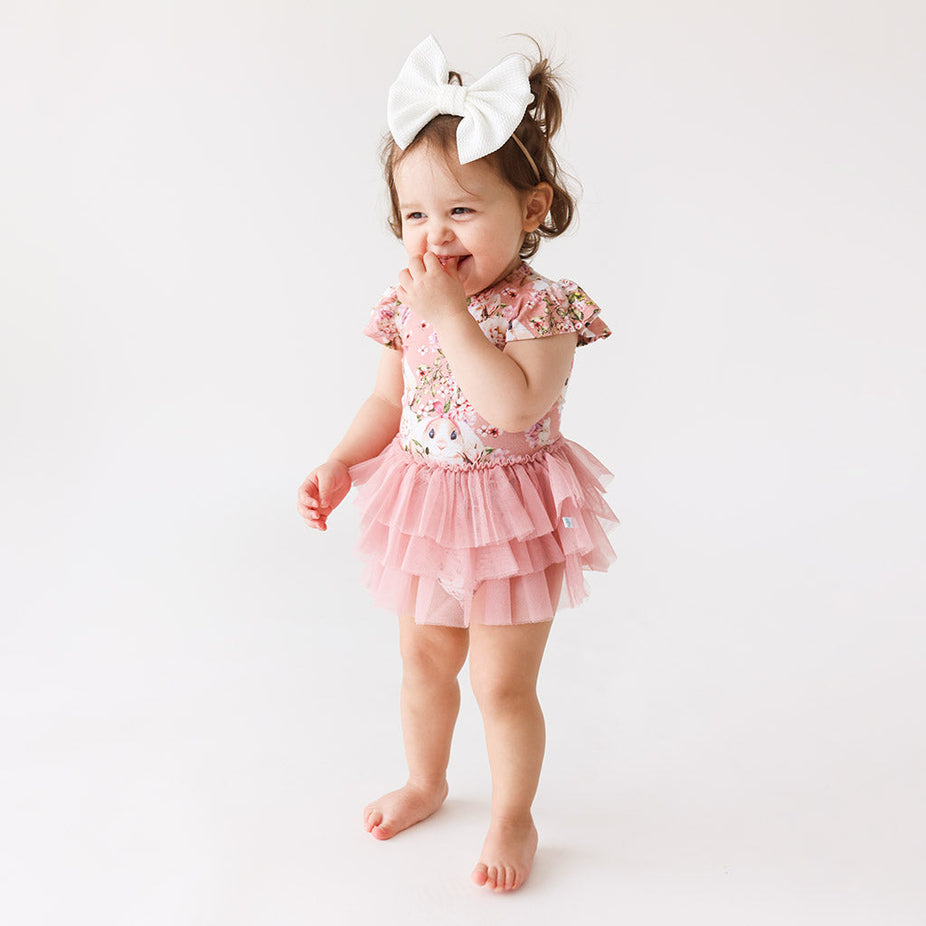 Babsy Tulle Bodysuit Dress