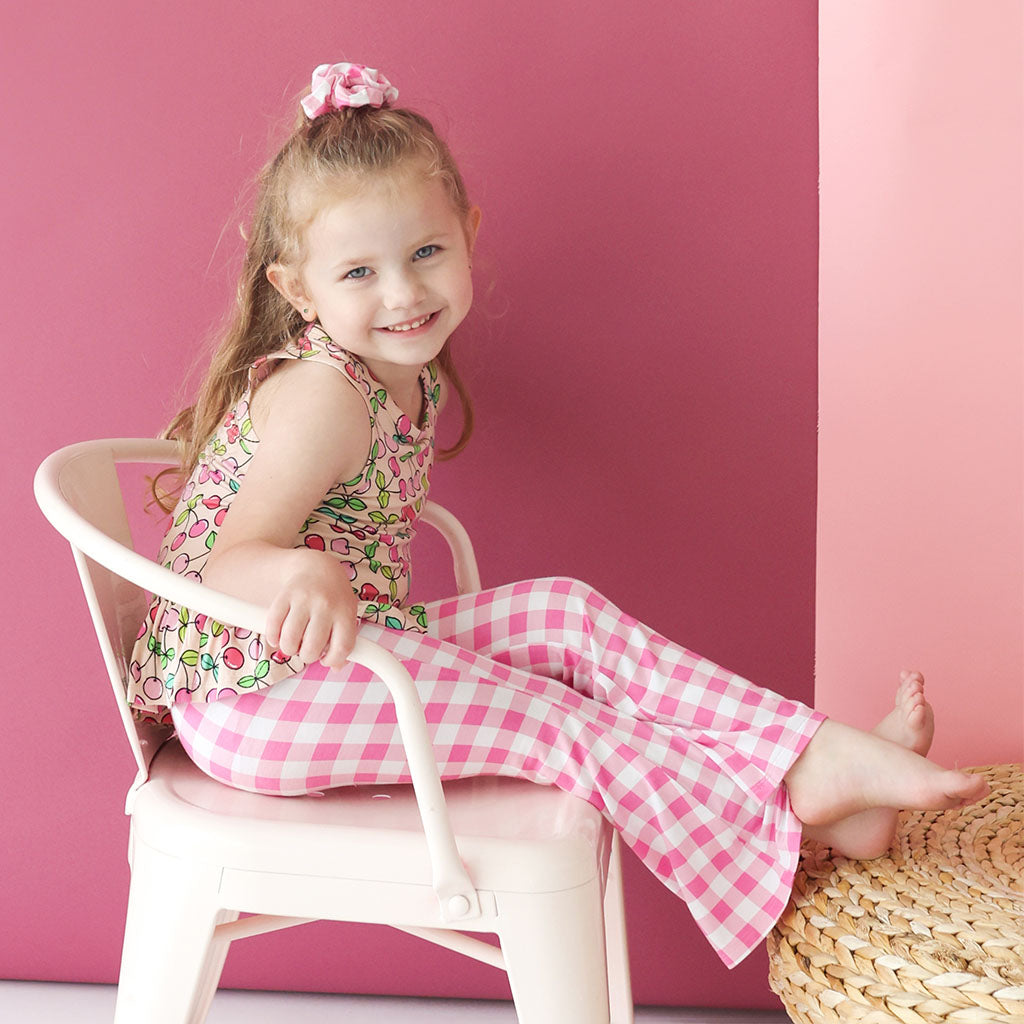 Summer Gingham Bell Bottoms