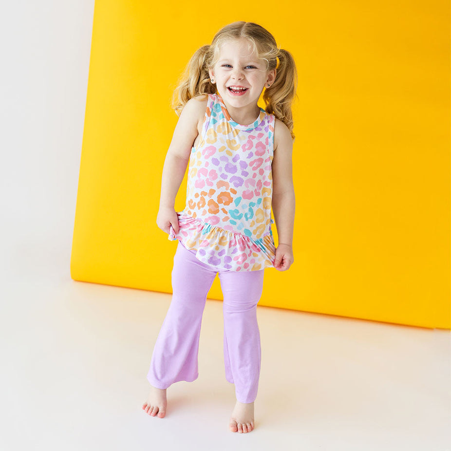 Springtime Lilac Bell Bottoms