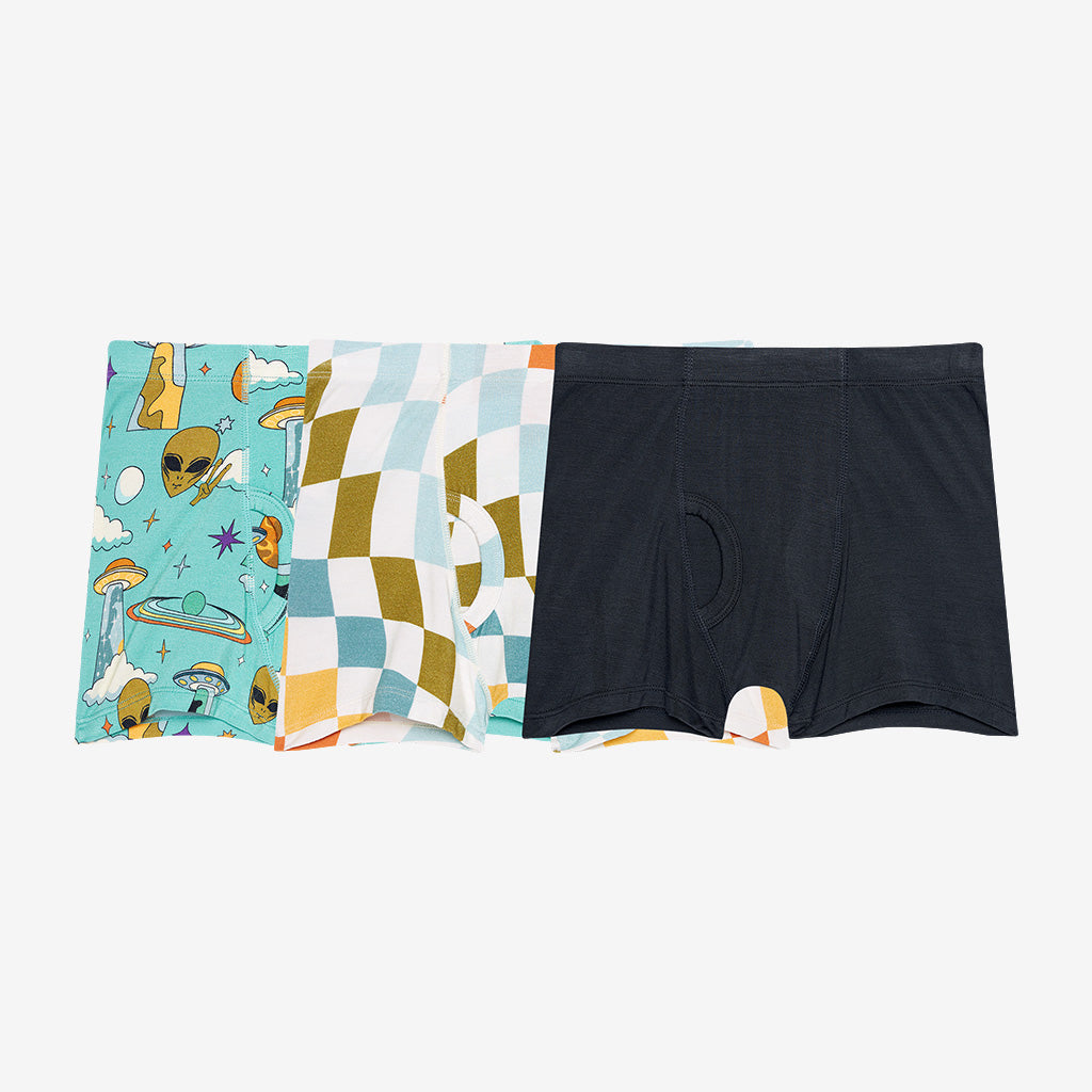 Flying Saucer Boys' Boxer Brief Set