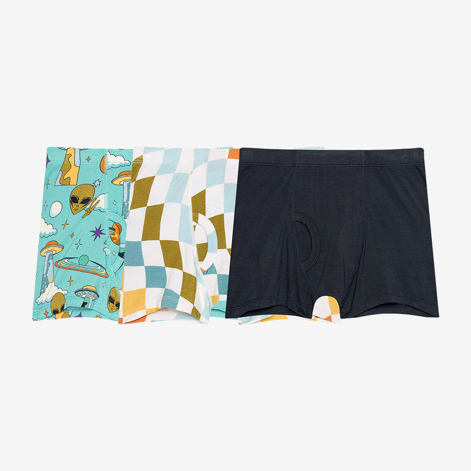 Flying Saucer Boys' Boxer Brief Set