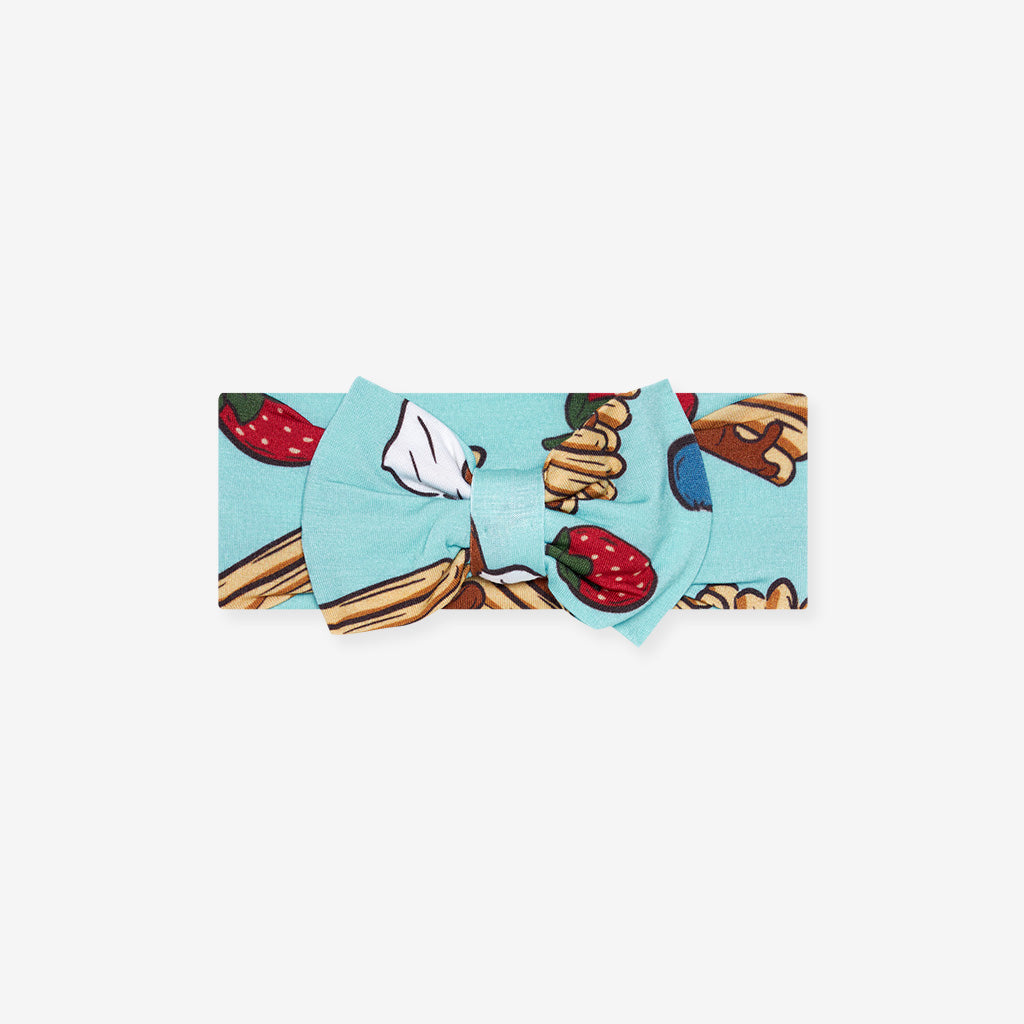 Pancake Party Luxe Bow Headwrap