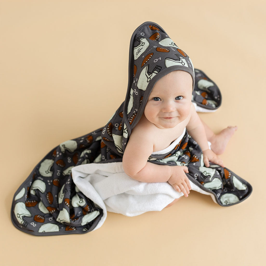Posh Quarterback Hooded Towel