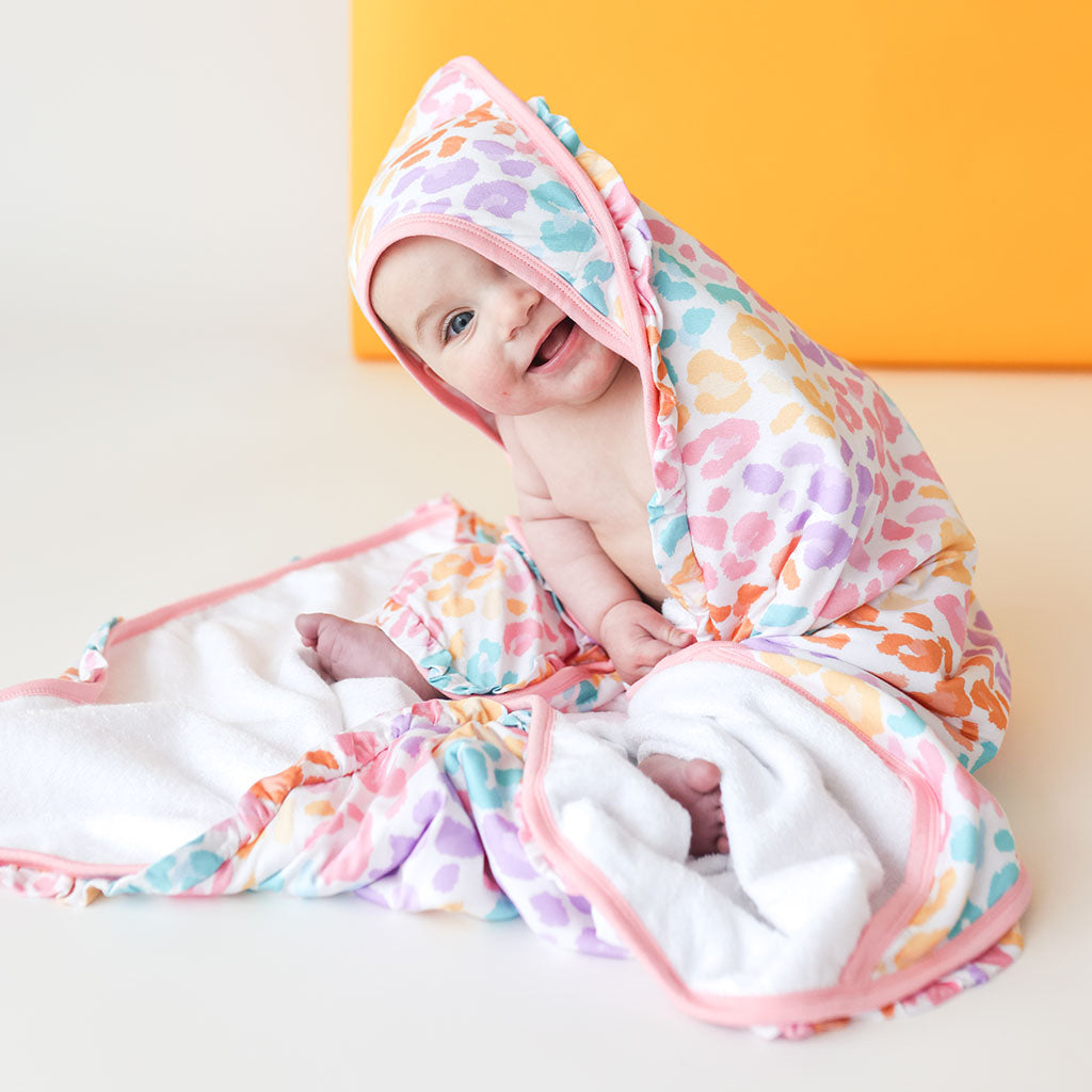 Mina Ruffled Hooded Towel