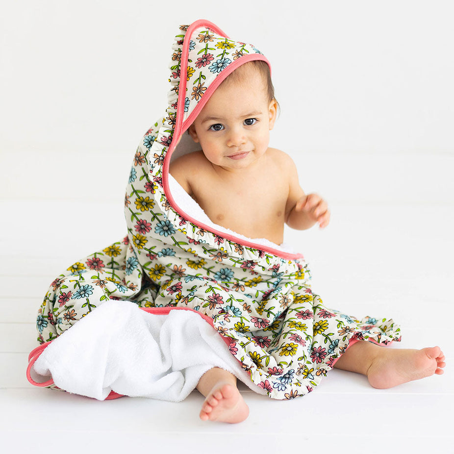 Maya Lynn Ruffled Hooded Towel