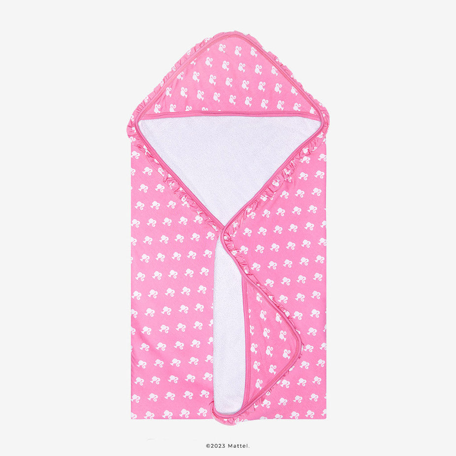 Posh Barbie™ Ruffled Hooded Towel