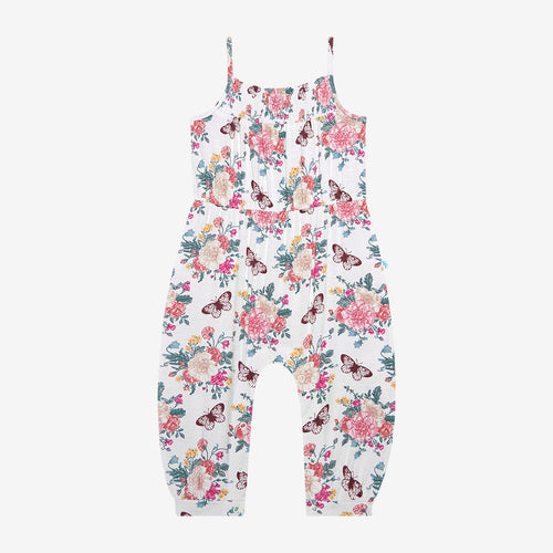Constance Sleeveless Smocked Jumpsuit