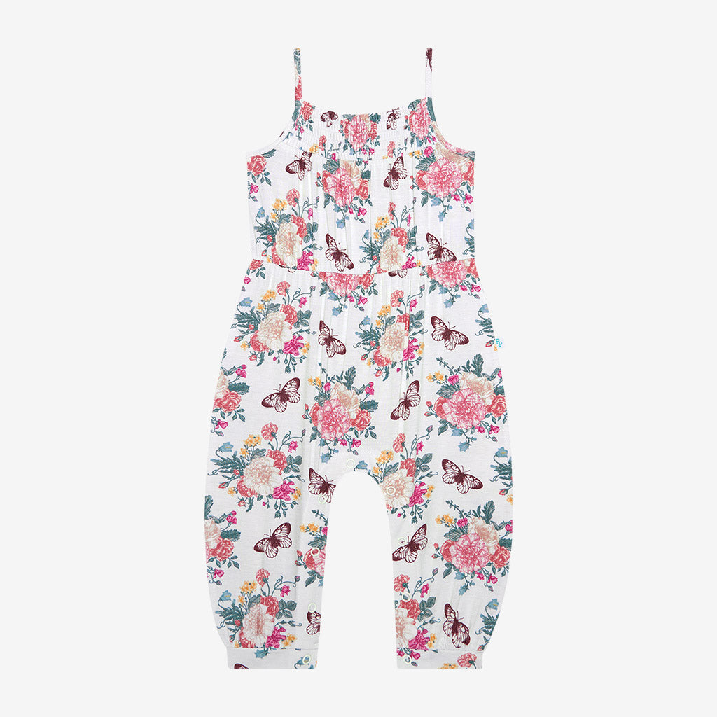 Constance Sleeveless Smocked Jumpsuit