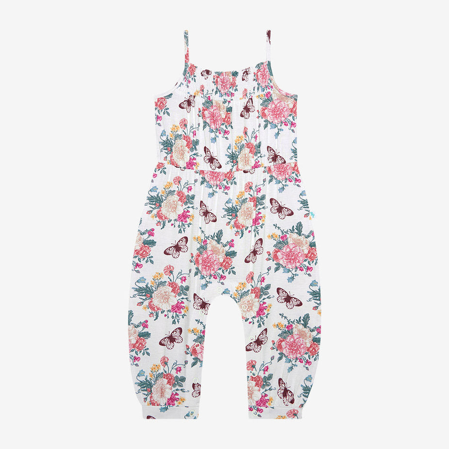 Constance Sleeveless Smocked Jumpsuit