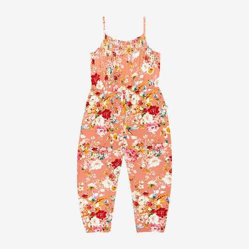 Celia Sleeveless Smocked Jumpsuit