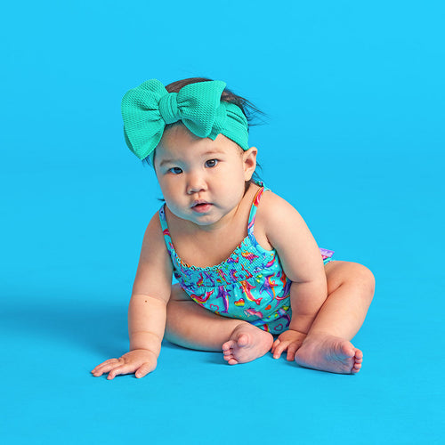 Lisa Frank® Dancing Dolphins™ Smocked Romper