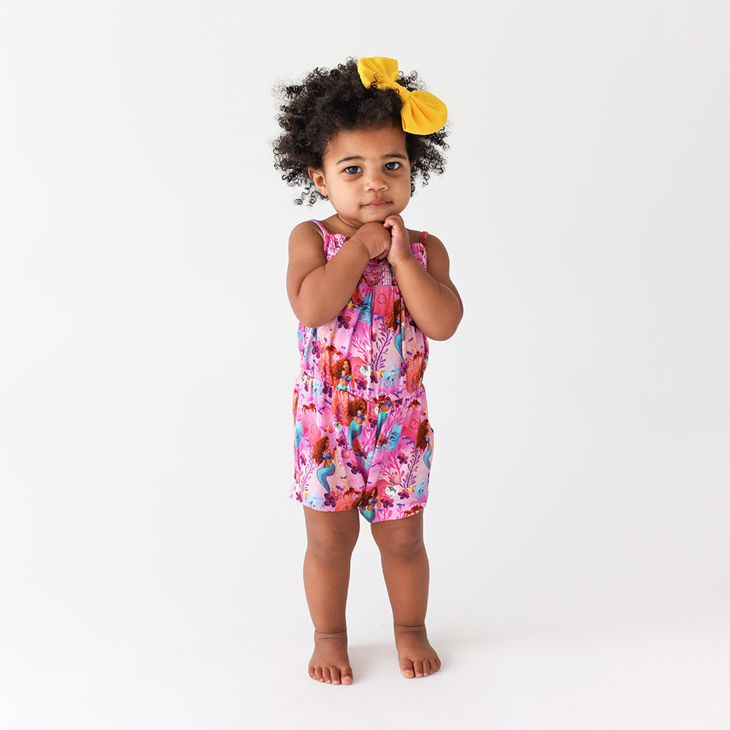 Disney's The Little Mermaid Ariel Smocked Romper