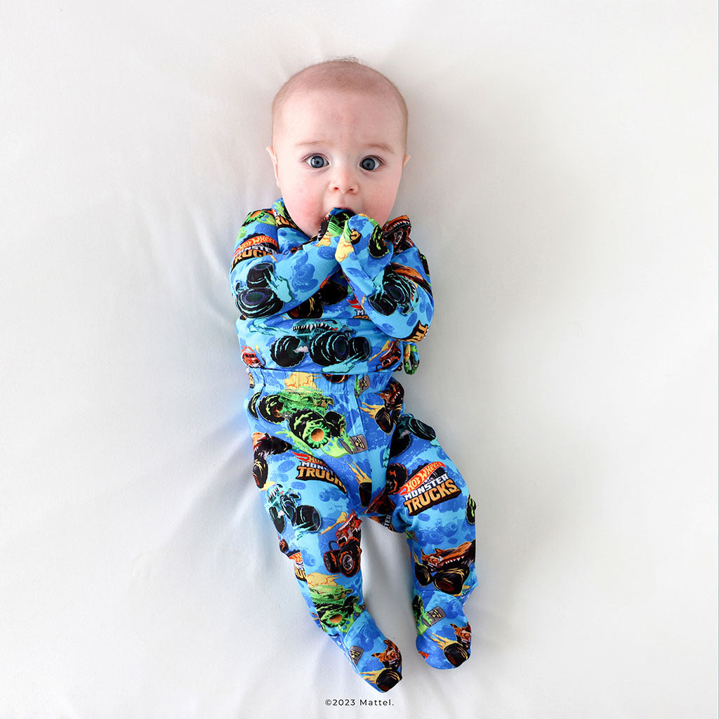 Hot Wheels™ Monster Trucks Tie-Front Kimono Set