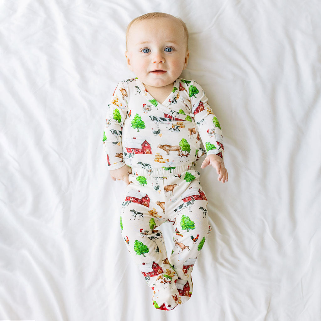 Nashville Tie-Front Kimono Set
