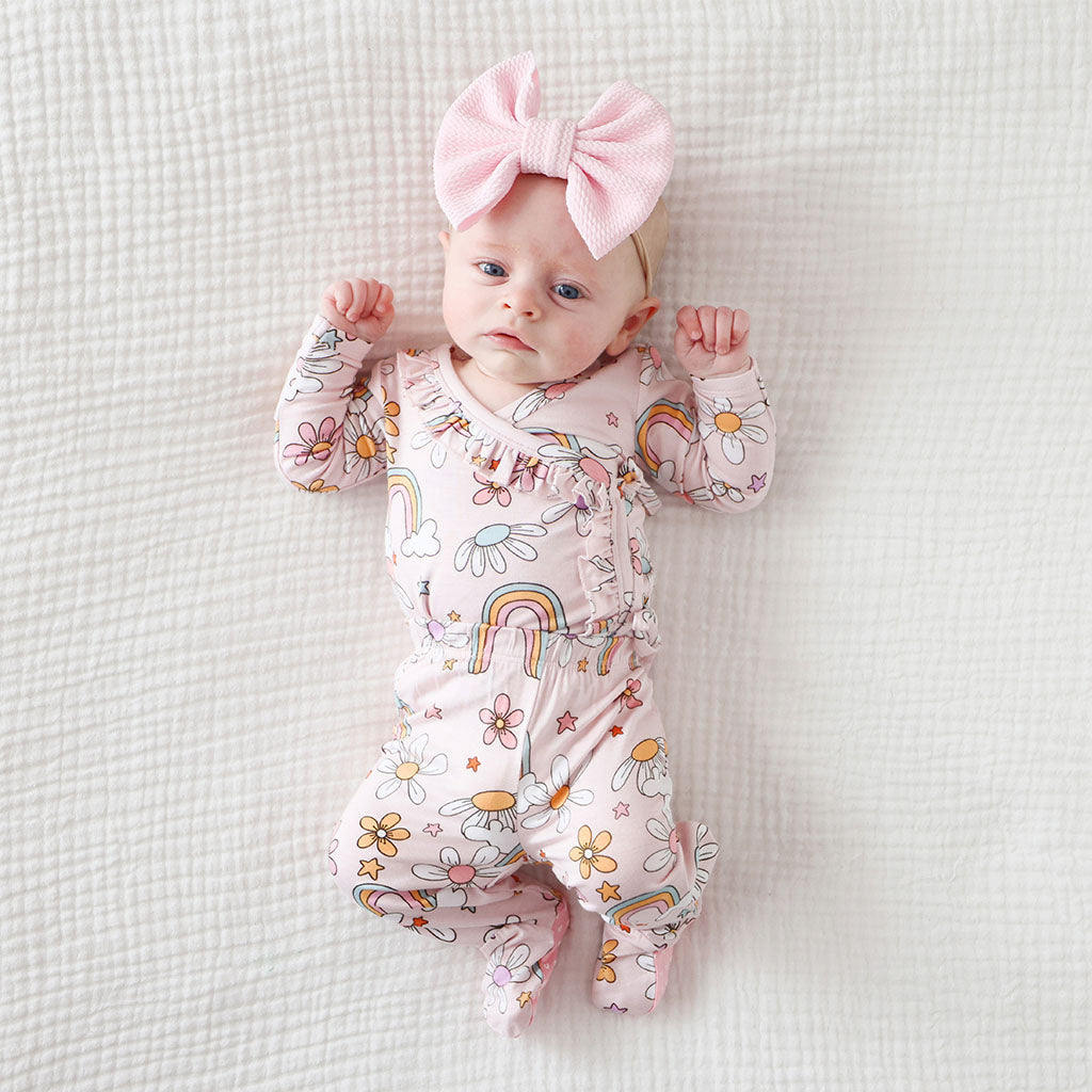 Talulah Ruffled Tie-Front Kimono Set