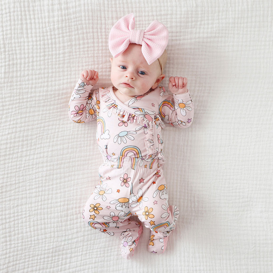 Talulah Ruffled Tie-Front Kimono Set