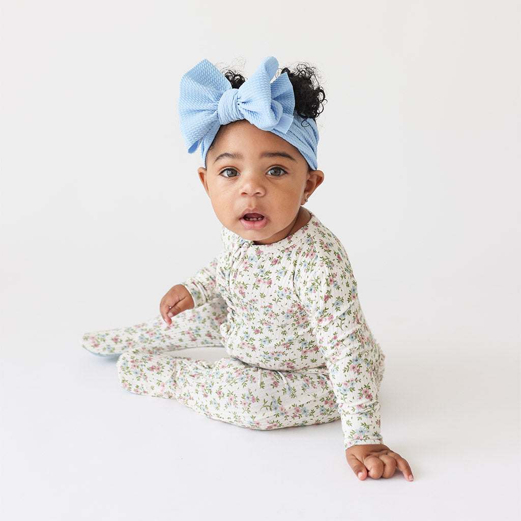 Blair Footie Ruffled Zippered One Piece