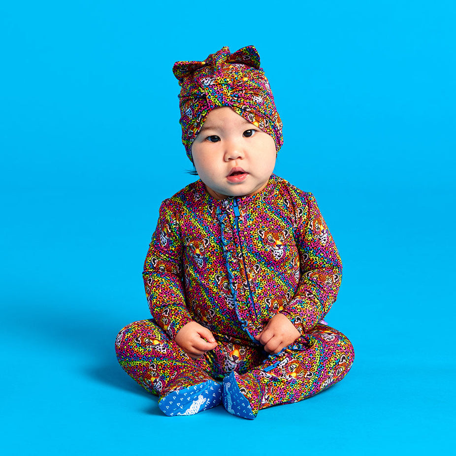 Lisa Frank® Hunter™ Footie Ruffled Zippered One Piece