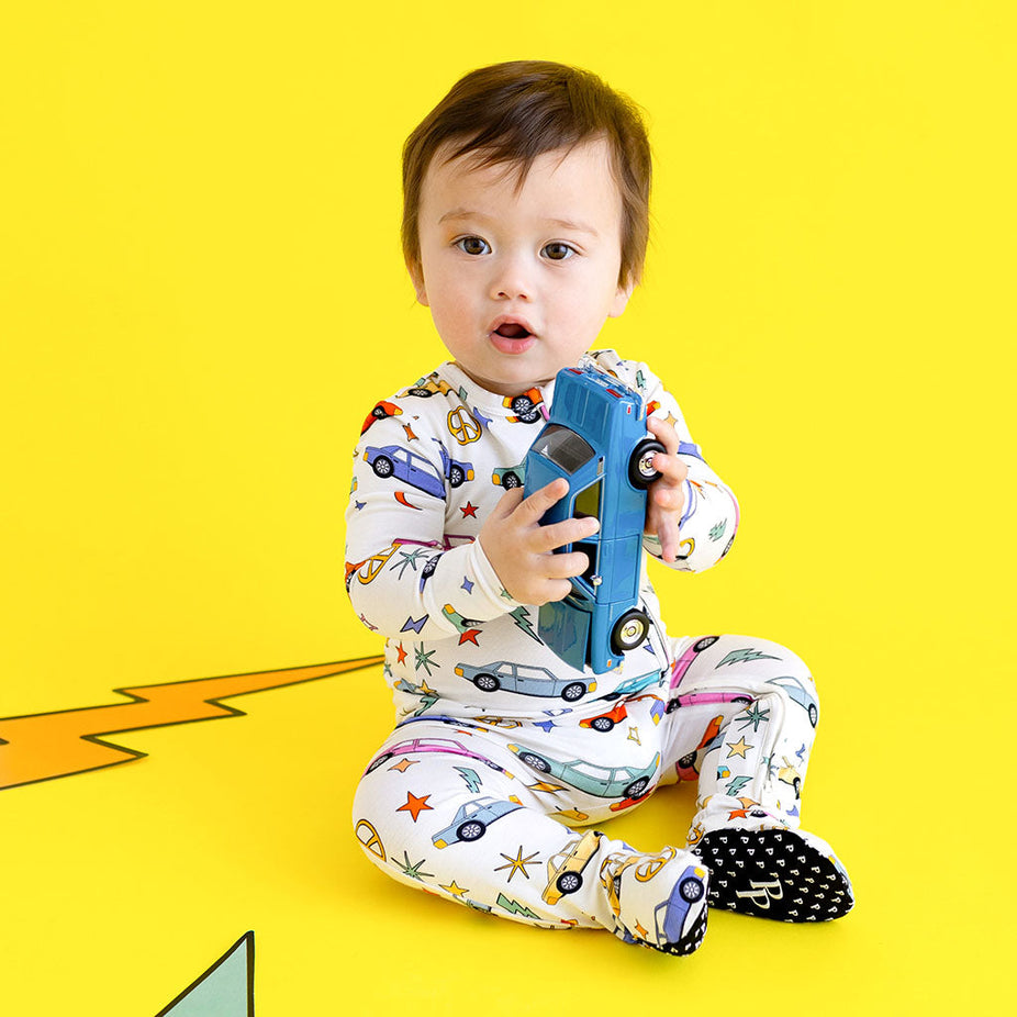 Desmond Footie Zippered One Piece