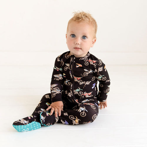 Supermini Footie Zippered One Piece