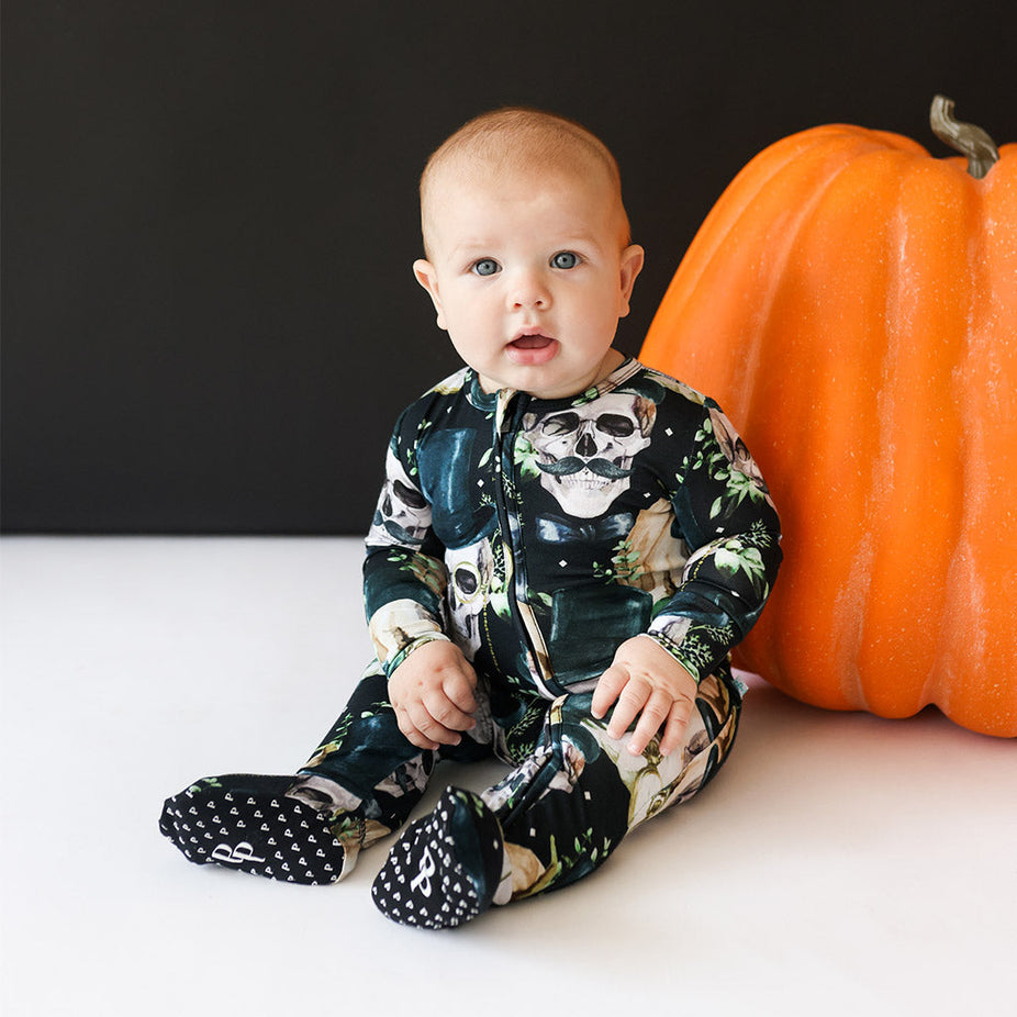 Theodore Footie Zippered One Piece