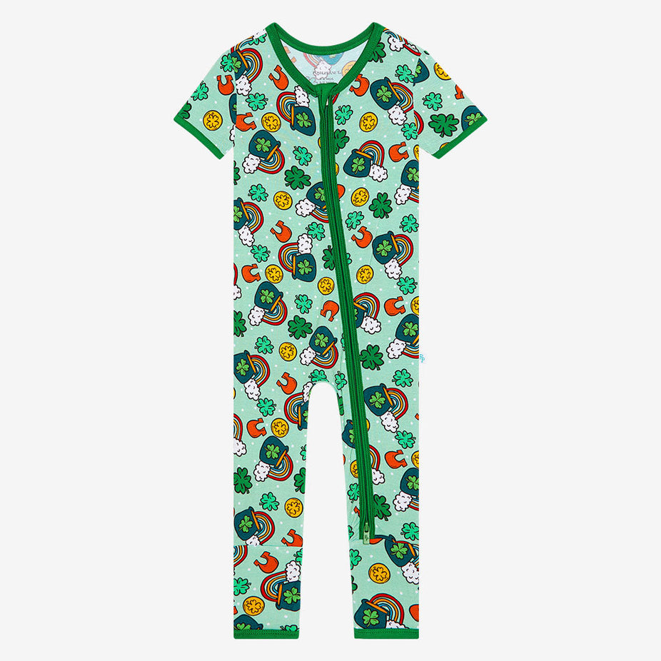 Posh Patrick's Day Short Sleeve Convertible One Piece