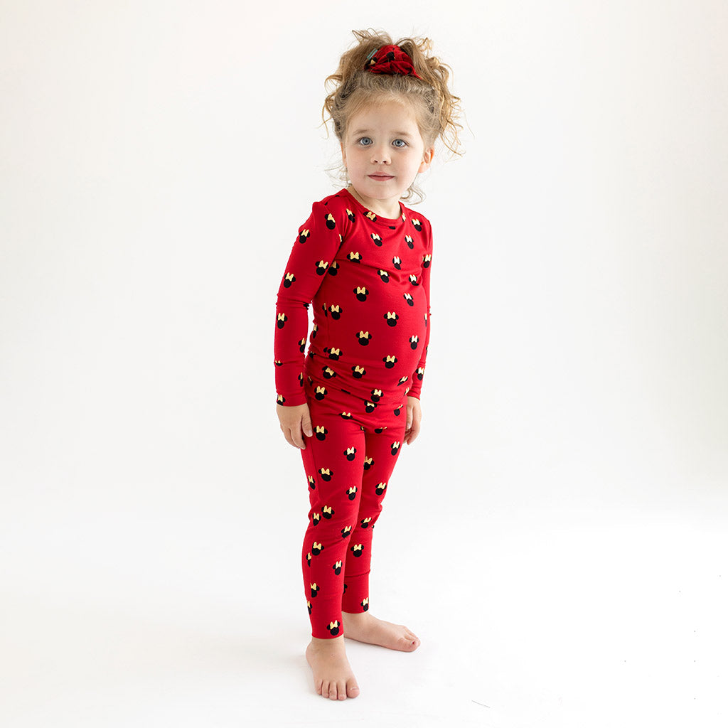 Disney Holiday Minnie Mouse Polka Dot Classic Pajama Set