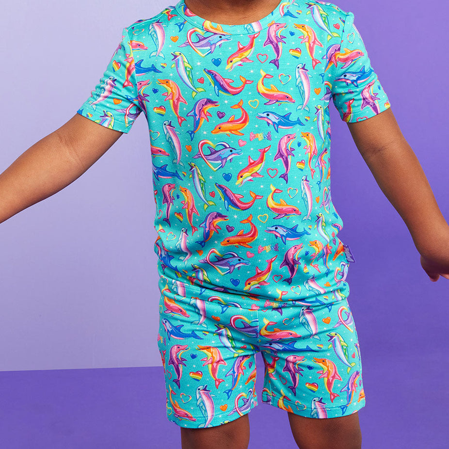Lisa Frank® Dancing Dolphins™ Classic Pajama Short Set